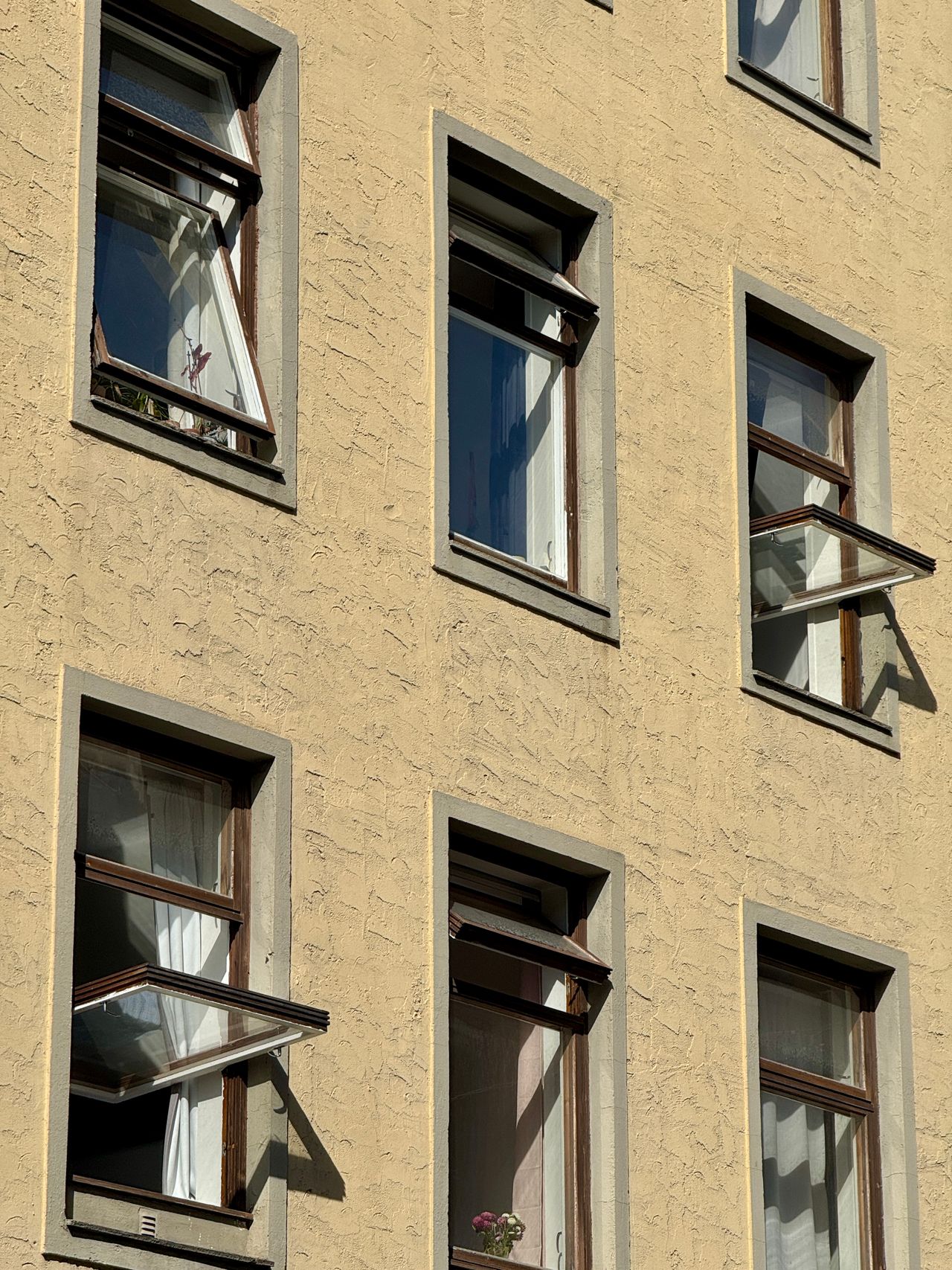 French uPVC window