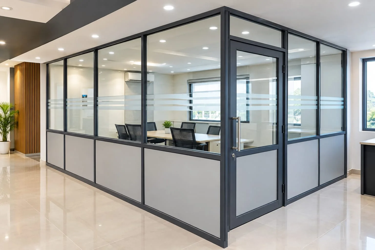Aluminium Partition Solutions for Modern Homes & Offices | Alugenix Aluminium Fabrication